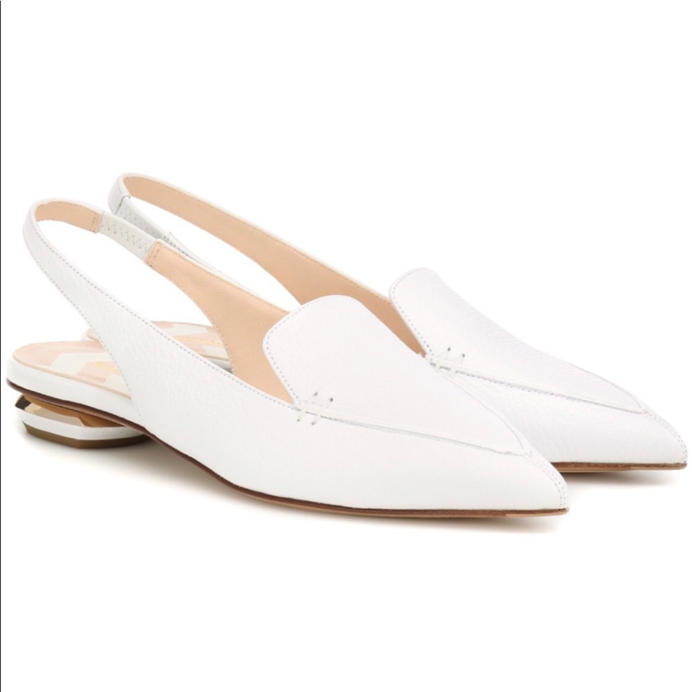 Nicholas Kirkwood Beya slingback white 39 new in box